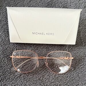 NWOT Michael Kors Rose Gold Glasses
